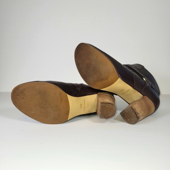 Cole Haan Grandios Women's Brown Leather Boots 6.5 - Picture 7 of 7